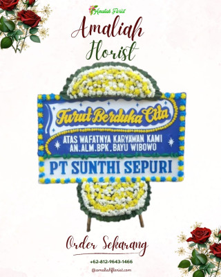 Papan Bunga Duka di Sakra Timur